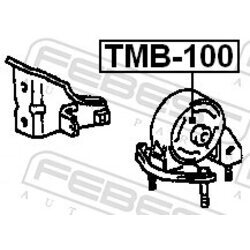 Uloženie motora FEBEST TMB-100 - obr. 1