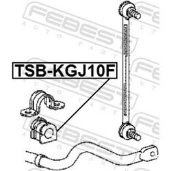 Uloženie priečneho stabilizátora FEBEST TSB-KGJ10F - obr. 1