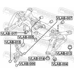 Uloženie riadenia FEBEST VLAB-015 - obr. 1