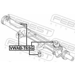 Uloženie prevodovky riadenia FEBEST VWAB-T6SG - obr. 1