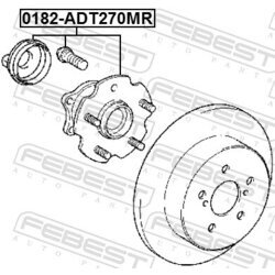 Náboj kolesa FEBEST 0182-ADT270MR - obr. 1