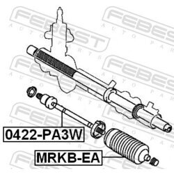 Axiálny čap tiahla riadenia FEBEST 0422-PA3W - obr. 1