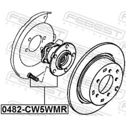 Náboj kolesa FEBEST 0482-CW5WMR - obr. 1