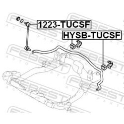 Tyč/Vzpera stabilizátora FEBEST 1223-TUCSF - obr. 1