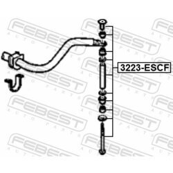 Tyč/Vzpera stabilizátora FEBEST 3223-ESCF - obr. 1