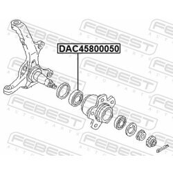Ložisko kolesa FEBEST DAC45800050 - obr. 1