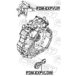 Uloženie automatickej prevodovky FEBEST FDM-EXPVLOW - obr. 1