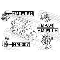 Uloženie motora FEBEST HM-ELLH - obr. 1