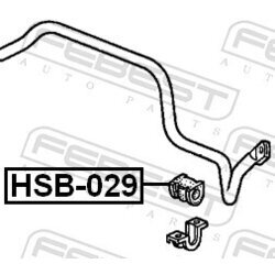 Uloženie priečneho stabilizátora FEBEST HSB-029 - obr. 1