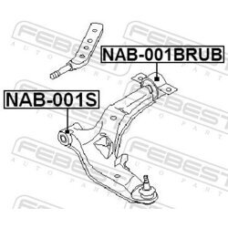 Uloženie riadenia FEBEST NAB-001BRUB - obr. 1