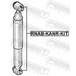 Montážna sada, Tlmič pérovania FEBEST RNAB-KANR-KIT - obr. 1