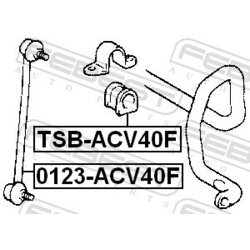 Tyč/Vzpera stabilizátora FEBEST 0123-ACV40F - obr. 1