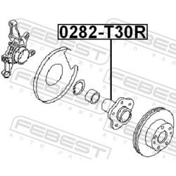 Náboj kolesa FEBEST 0282-T30R - obr. 1