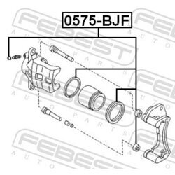 Opravná sada brzdového strmeňa FEBEST 0575-BJF - obr. 1