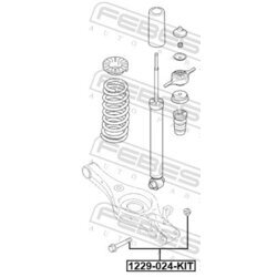 Skrutka pre nastavenie odklonu kolesa FEBEST 1229-024-KIT - obr. 1