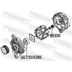 Ložisko FEBEST AS-175218-2RS - obr. 1