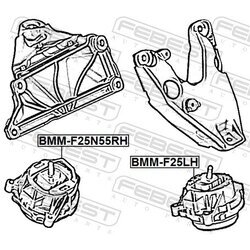 Uloženie motora FEBEST BMM-F25N55RH - obr. 1