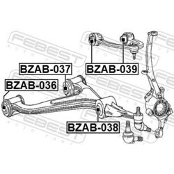 Uloženie riadenia FEBEST BZAB-039 - obr. 1