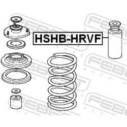 Ochranný kryt/manžeta tlmiča pérovania FEBEST HSHB-HRVF - obr. 1