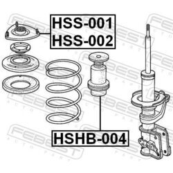 Ložisko pružnej vzpery FEBEST HSS-002 - obr. 1