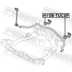 Uloženie priečneho stabilizátora FEBEST HYSB-TUCF248 - obr. 1