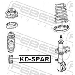 Doraz odpruženia FEBEST KD-SPAR - obr. 1