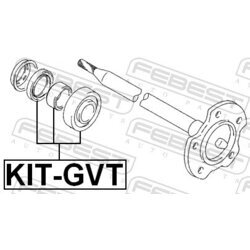Ložisko hnacieho hriadeľa FEBEST KIT-GVT - obr. 1