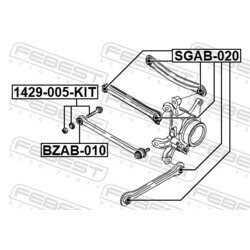 Uloženie riadenia FEBEST SGAB-020 - obr. 1