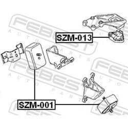 Uloženie motora FEBEST SZM-013 - obr. 1