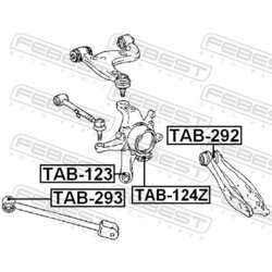 Uloženie riadenia FEBEST TAB-124Z - obr. 1