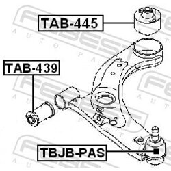 Uloženie riadenia FEBEST TAB-445 - obr. 1