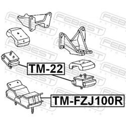 Uloženie motora FEBEST TM-22 - obr. 1