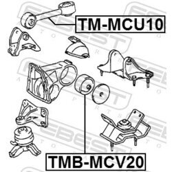 Uloženie motora FEBEST TMB-MCV20 - obr. 1