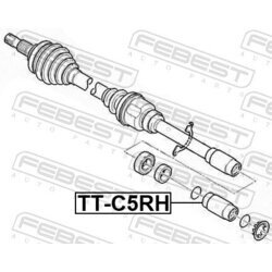 Sada kĺbov hnacieho hriadeľa FEBEST TT-C5RH - obr. 1