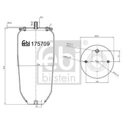 Mech pneumatického pruženia FEBI BILSTEIN 175709