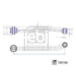 Rameno zavesenia kolies FEBI BILSTEIN 180186 - obr. 2