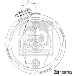 Membránový brzdový valec FEBI BILSTEIN 108782 - obr. 1