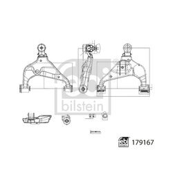 Rameno zavesenia kolies FEBI BILSTEIN 179167 - obr. 2