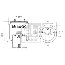 Mech pneumatického pruženia FEBI BILSTEIN 180092