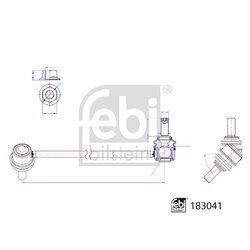 Tyč/Vzpera stabilizátora FEBI BILSTEIN 183041