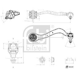 Rameno zavesenia kolies FEBI BILSTEIN 185539