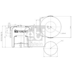 Mech pneumatického pruženia FEBI BILSTEIN 109297