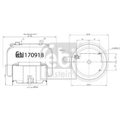 Mech pneumatického pruženia FEBI BILSTEIN 170918