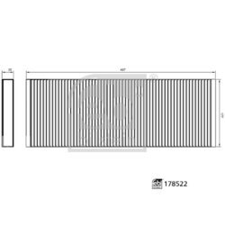 Filter vnútorného priestoru FEBI BILSTEIN 178522 - obr. 2