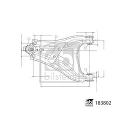 Rameno zavesenia kolies FEBI BILSTEIN 183802