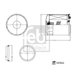 Hydraulický filter automatickej prevodovky FEBI BILSTEIN 187822