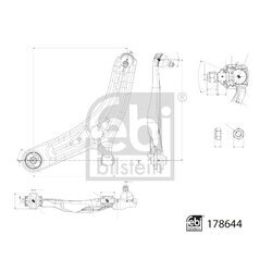 Rameno zavesenia kolies FEBI BILSTEIN 178644 - obr. 1