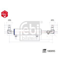 Prac. valec, Riad. s posilňovačom FEBI BILSTEIN 180095 - obr. 2