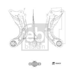 Rameno zavesenia kolies FEBI BILSTEIN 186459