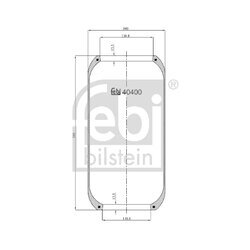 Mech pneumatického pruženia FEBI BILSTEIN 40400